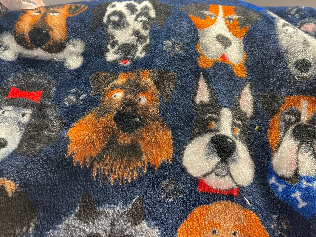 Doggy Duvet Cover - Patterned Cuddle Fleece