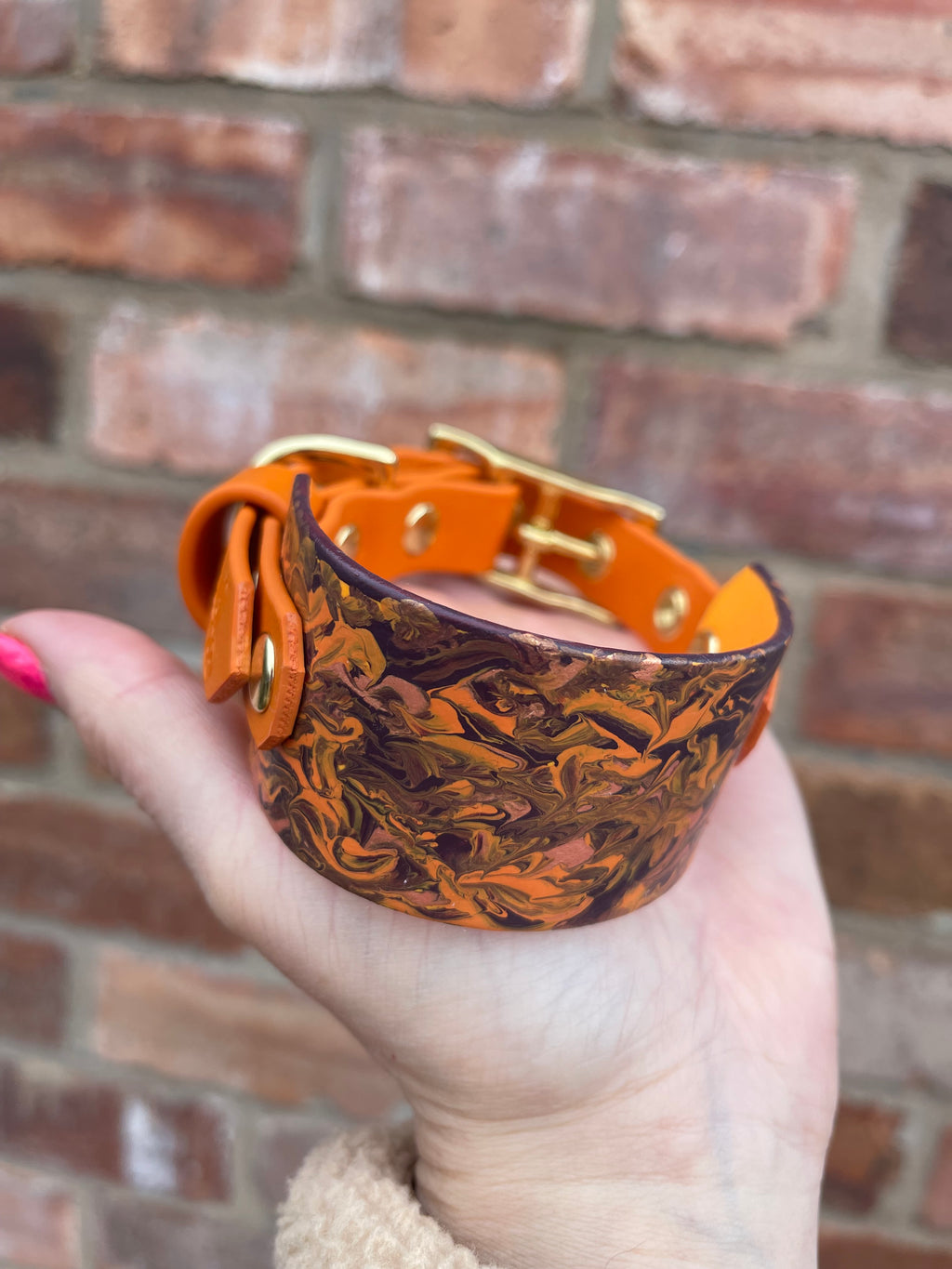 Create Your Own Watercolour BioThane Hound Collar