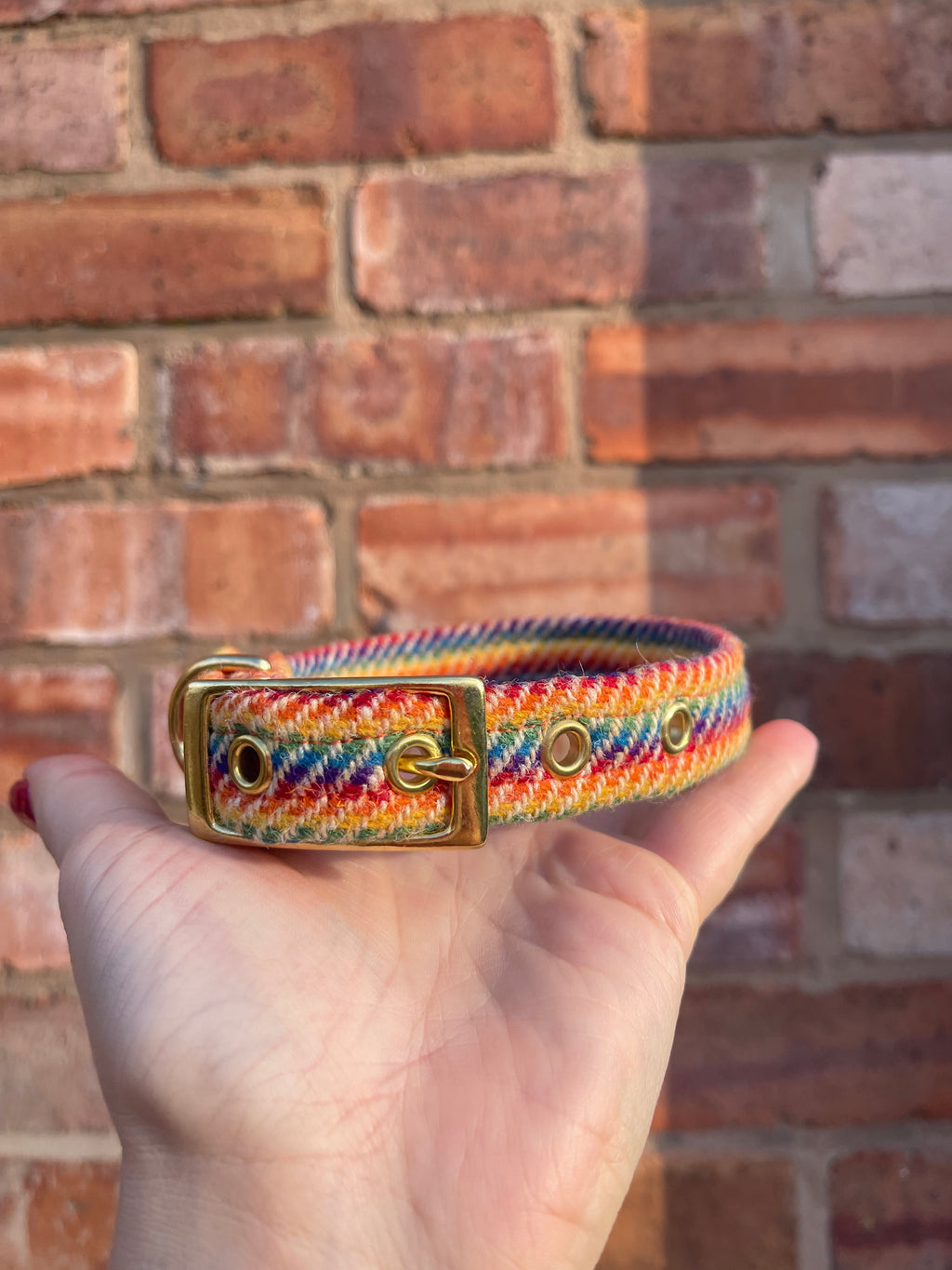 Harris Tweed Collar - Blues / Greens Designs