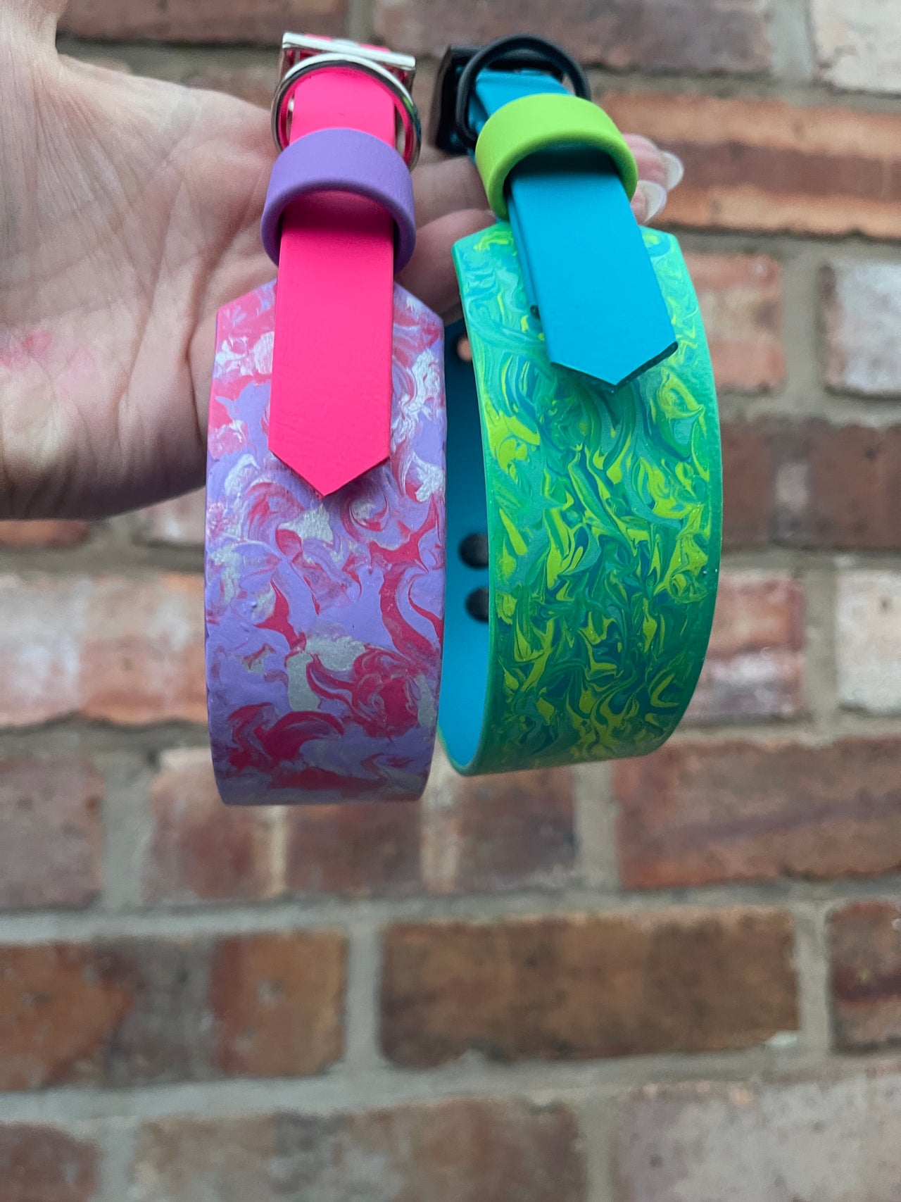Create Your Own Watercolour BioThane Hound Collar