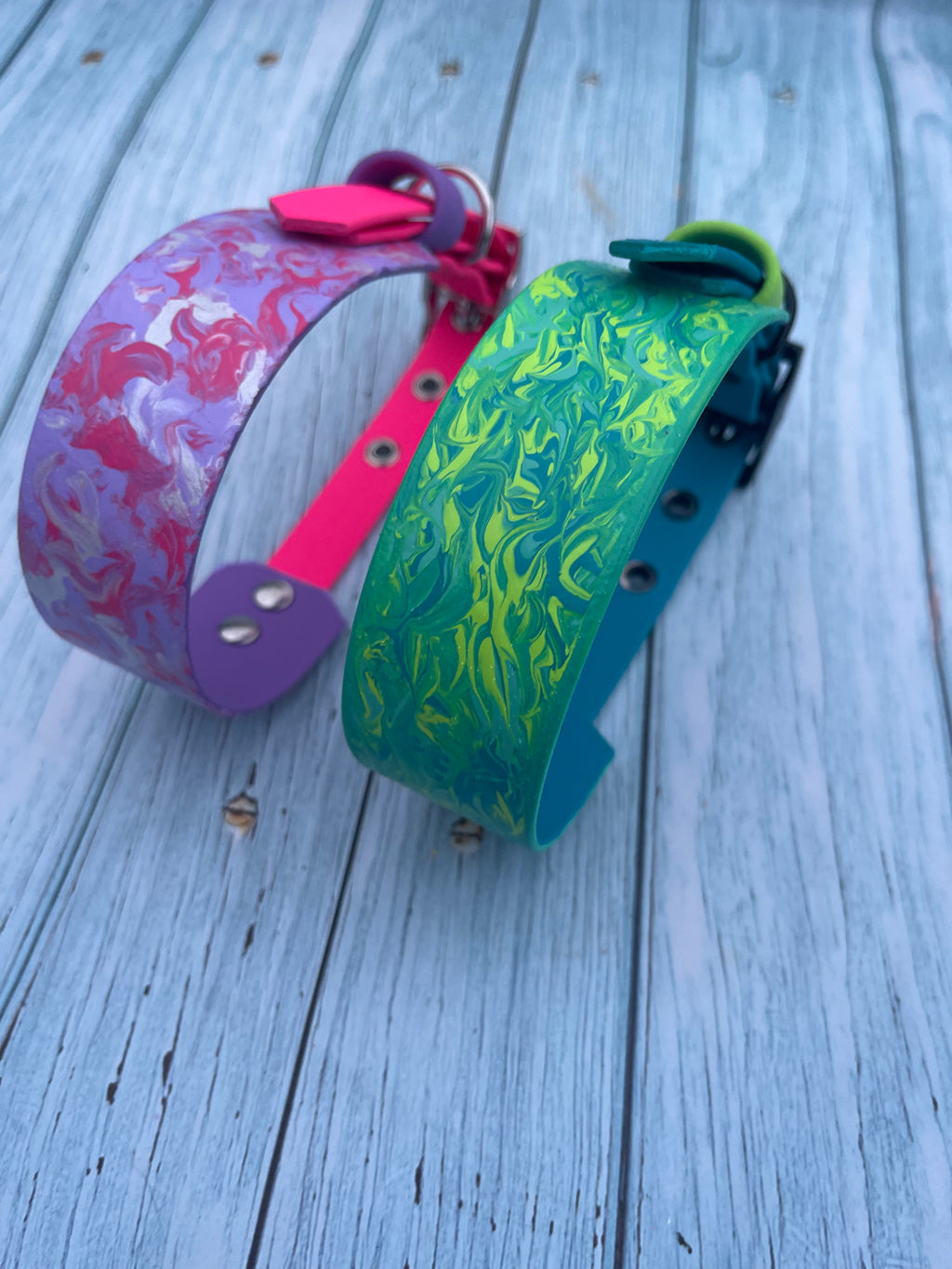 Create Your Own Watercolour BioThane Hound Collar