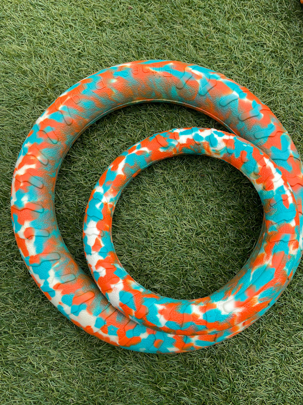 EVA Floating Dog Ring Toy – Soft Durable Dog Fetch Toy for Water & Outdoor Play