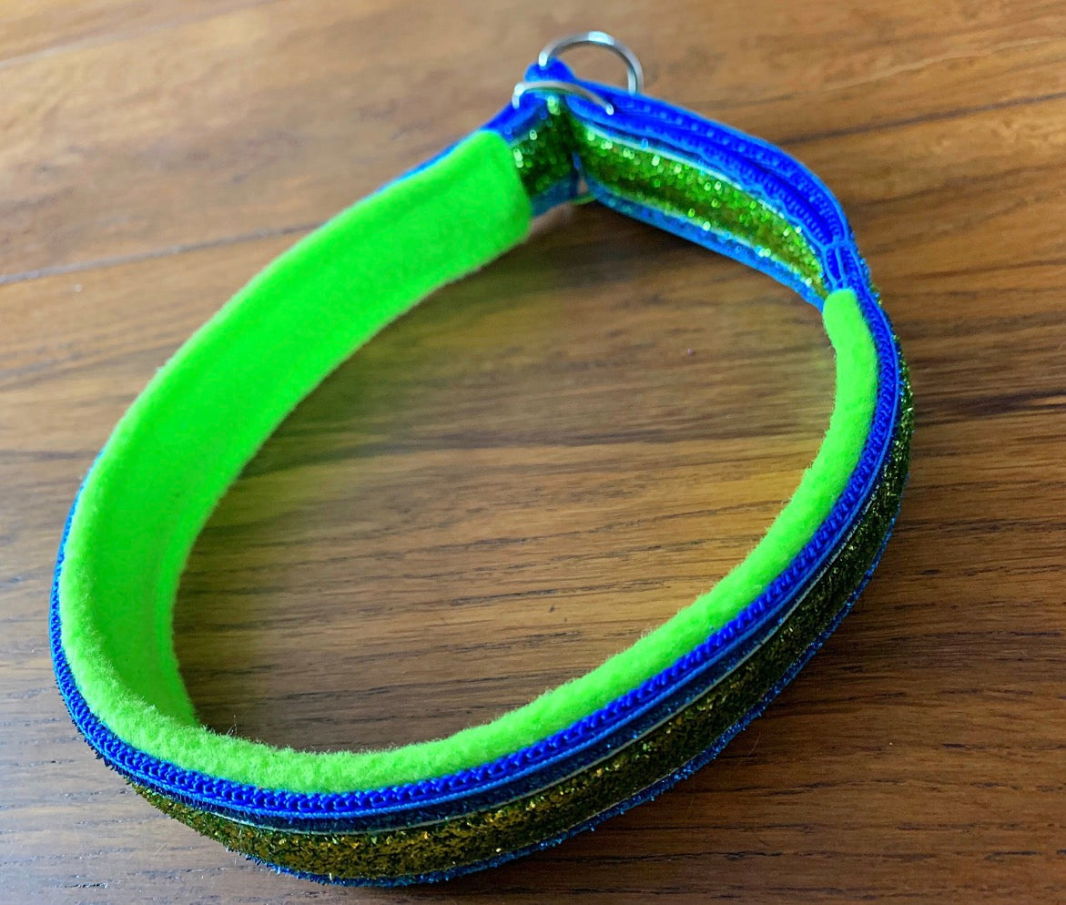 Design Your Own Semi Slip or Martingale Fleece Lined Collar