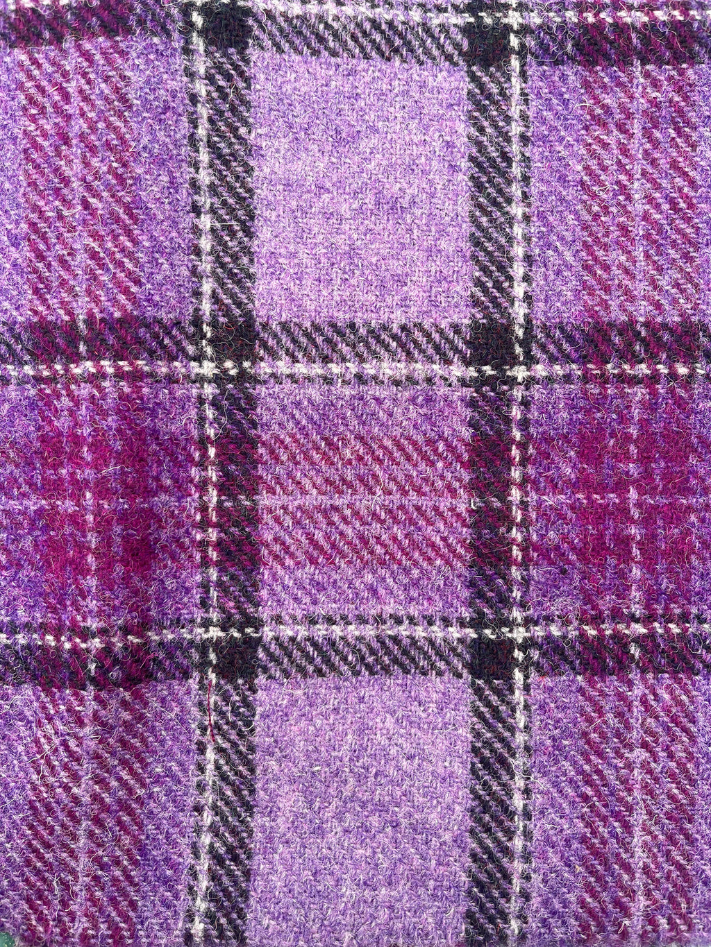 Harris Tweed Collar - Pinks / Purple Designs
