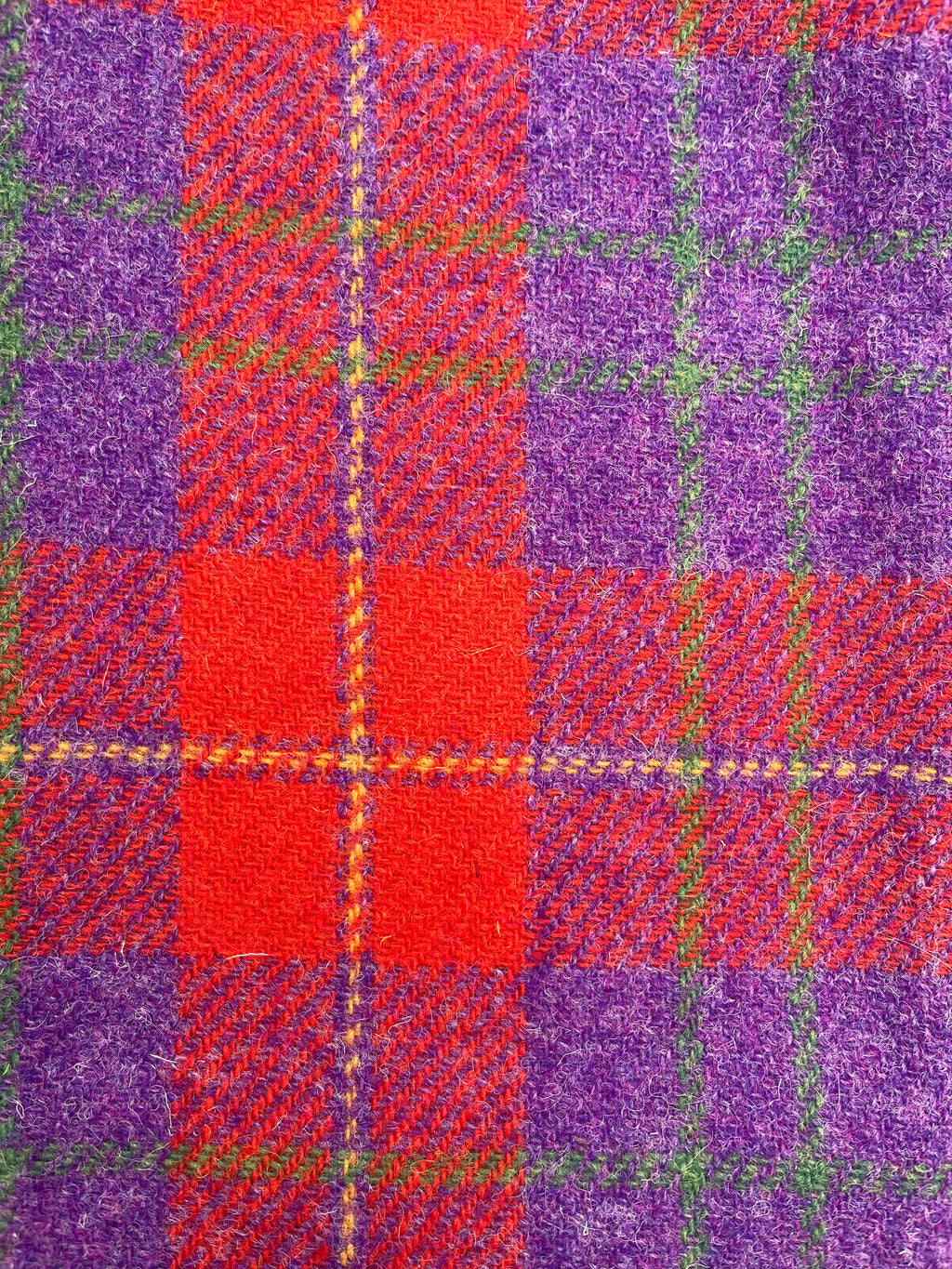 Harris Tweed Collar - Pinks / Purple Designs
