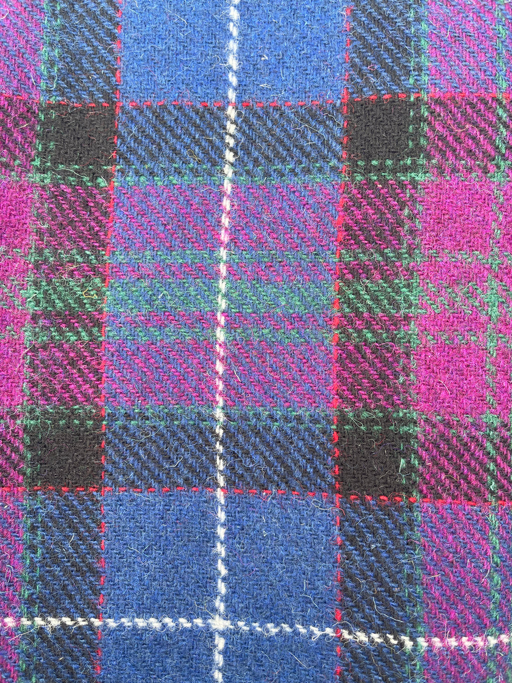 Harris Tweed Collar - Pinks / Purple Designs