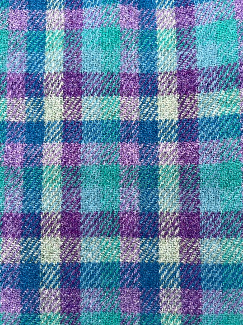 Harris Tweed Collar - Pinks / Purple Designs