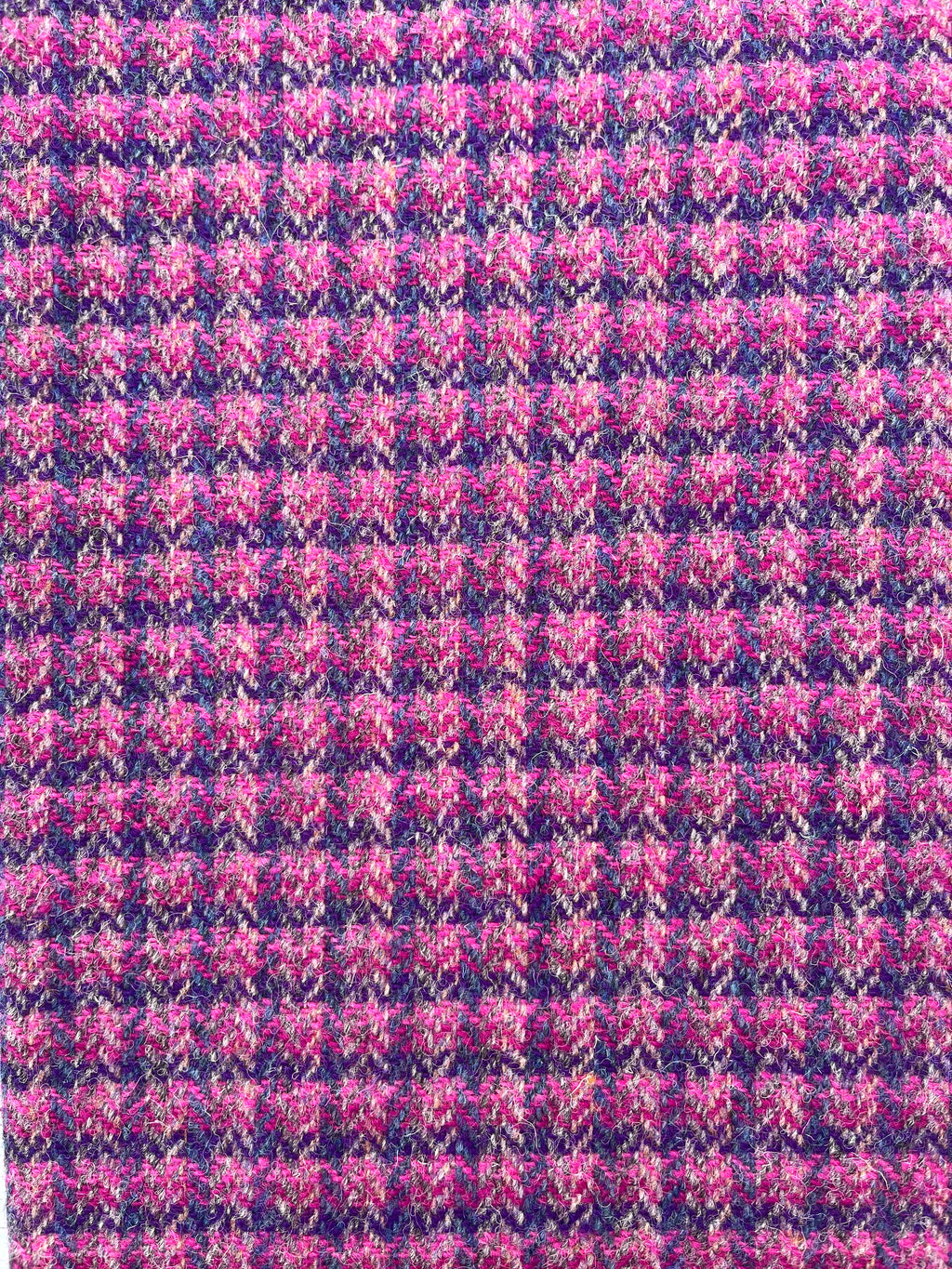 Harris Tweed Collar - Pinks / Purple Designs